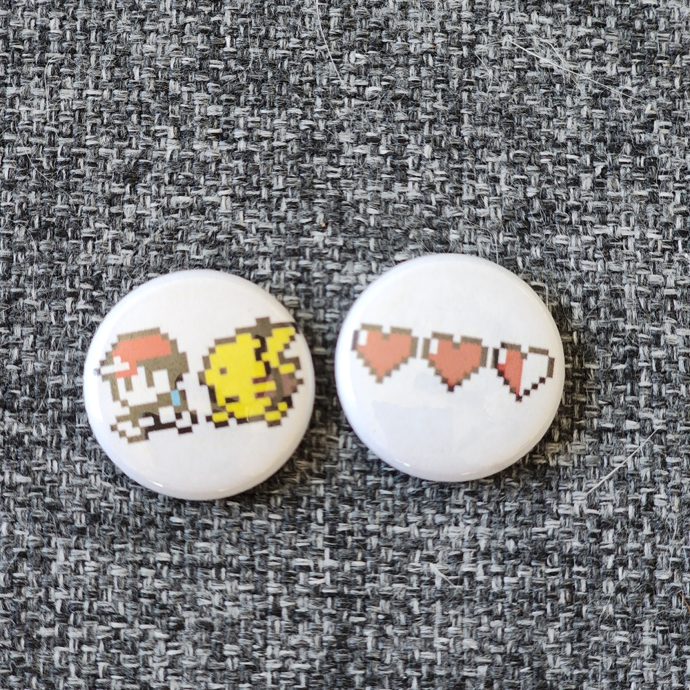 Vintage Pokémon/Zelda pins